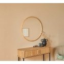 Frame KIM wall mirror in wooden frame, Ø 75 cm Frame KIM wall mirror in wooden frame, Ø 75 cm