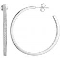 Beneto Round silver earrings AGUP1177