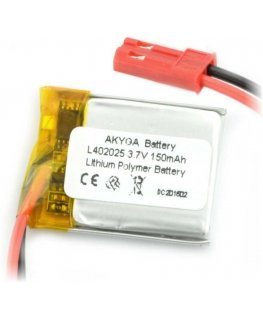 Akumuliatorius Li-Pol Akyga 150mAh 1S 3.7V