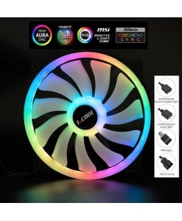1st Cool ventiliatorius 1stCOOL AURA EVO F20 ARGB (F20-AURA-EVO-R)