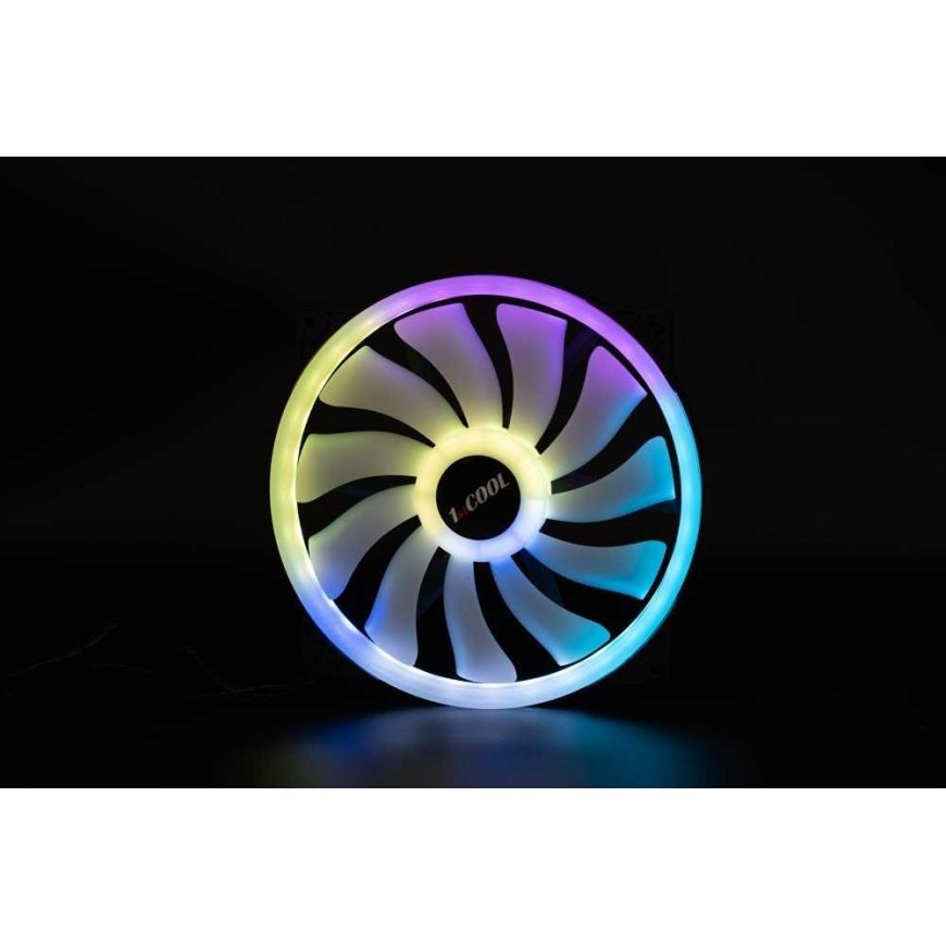 1. jäähdytystuuletin 1. COOL AURA EVO F20 ARGB (F20-AURA-EVO-R) – 4