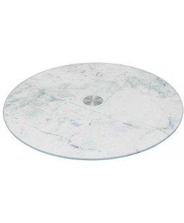 55 Simply Smart Glass -levysoitin, marmoriefekti, Ø 32 cm