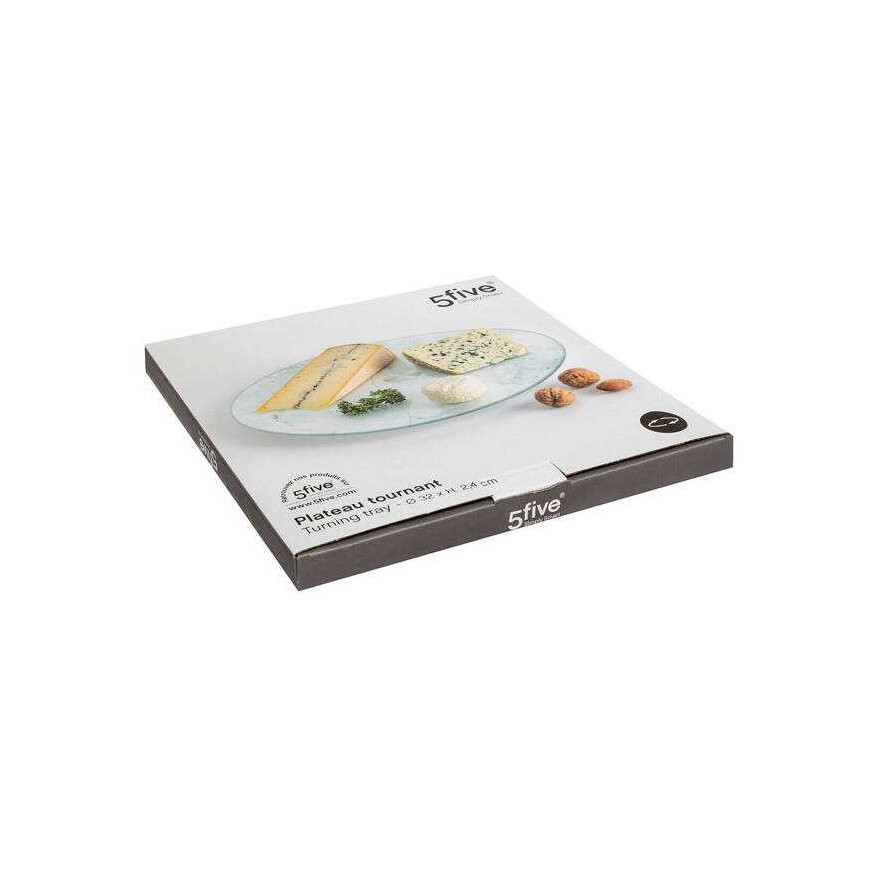 55 Simply Smart Glass -levysoitin, marmoriefekti, Ø 32 cm – 2