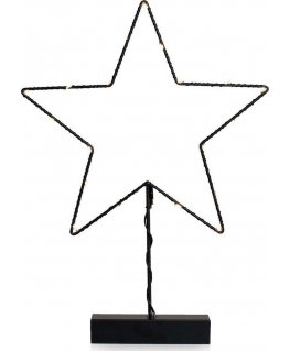 DecoKing LED koristevalaisin LUNA STAR WWH 20LEDS