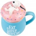 ERIK Snoopy Eat Sleep Repeat 3D-muki 500ml ERIK Snoopy Eat Sleep Repeat 3D-muki 500ml