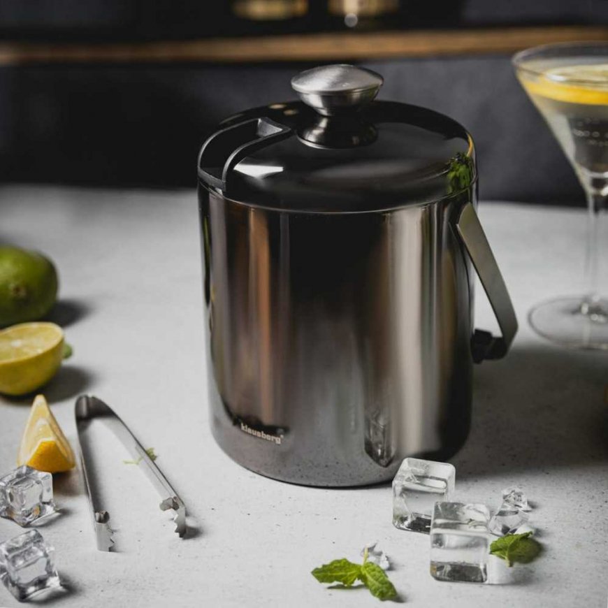 ICE BUCKET 1.3 L + TONGS KLAUSBERG KB-7656 – 2