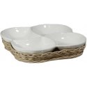 Wicker basket for midollin snack tray Wicker basket for midollin snack tray