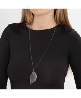 Troli Copper Laurel II Laurel Leaf Necklace.