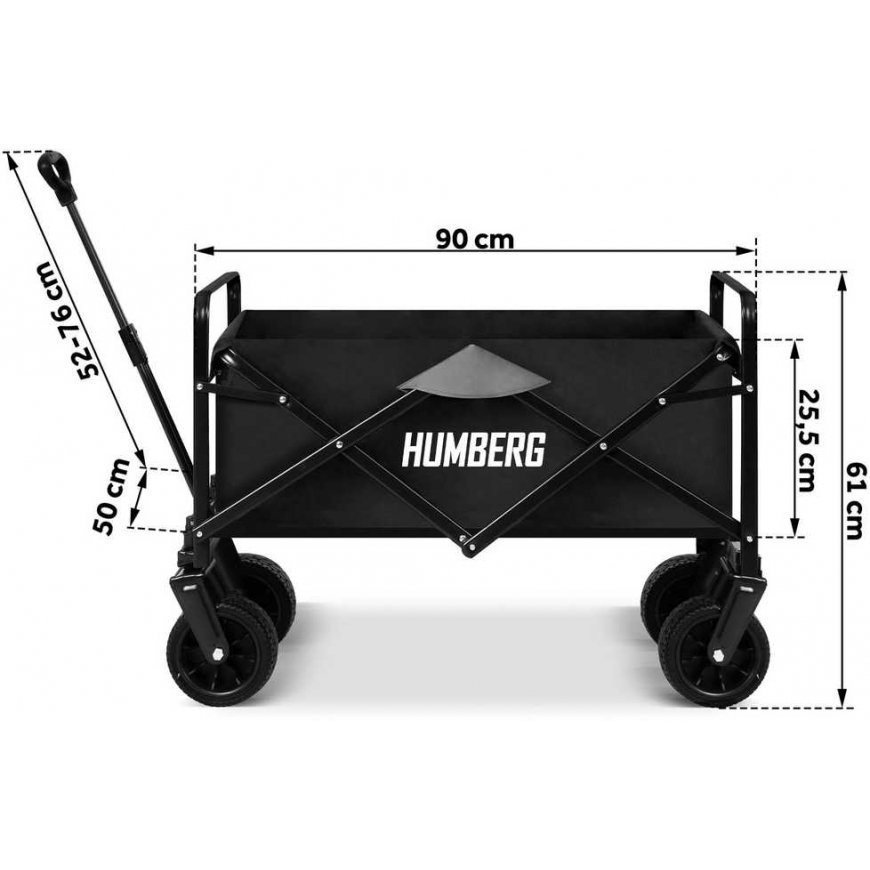 Transport trolley, foldable, 100l Humberg HM-512 – 5