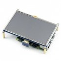 Waveshare Resistive Touch Screen for Raspberry Pi 3/2/B+ Microcomputer - LCD TFT 5" 800x480px HDMI + GPIO Waveshare Resistive Touch Screen for Raspberry Pi 3/2/B+ Microcomputer - LCD TFT 5" 800x480px HDMI + GPIO