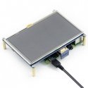 Waveshare Resistive Touch Screen for Raspberry Pi 3/2/B+ Microcomputer - LCD TFT 5" 800x480px HDMI + GPIO Waveshare Resistive Touch Screen for Raspberry Pi 3/2/B+ Microcomputer - LCD TFT 5" 800x480px HDMI + GPIO