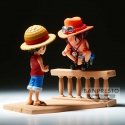 Banpresto One Piece Monkey D Luffy & Portgas D Ace World Collectable Log Stories figure 8cm Banpresto One Piece Monkey D Luffy & Portgas D Ace World Collectable Log Stories figure 8cm