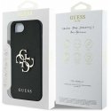 Guess PU Graained 4G Metal Logo Apple iPhone 16e puhelimen kuori musta Guess PU Graained 4G Metal Logo Apple iPhone 16e puhelimen kuori musta