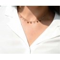 Troli Pinigų karoliai iš Rose Gold plieno