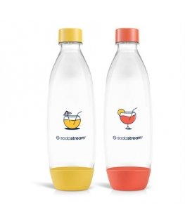 SodaStream FUSE pullo 2x 1 l, oranssi/keltainen