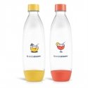 SodaStream FUSE bottle 2x 1 l, oranžinis/yellow