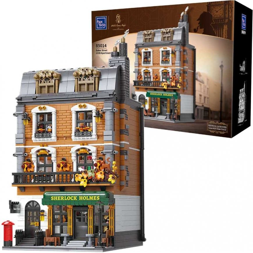 Rakennuspalikat Pantasy Sherlock Holmes Baker Street 221B 3047 kappaletta