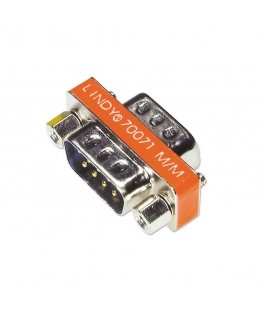 Lindy Mini Gender Changer 9 Way D Male/Male