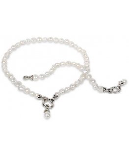 Jwl Luxury Pearls -kaulakoru aidoista valkoisista helmistä JL0559