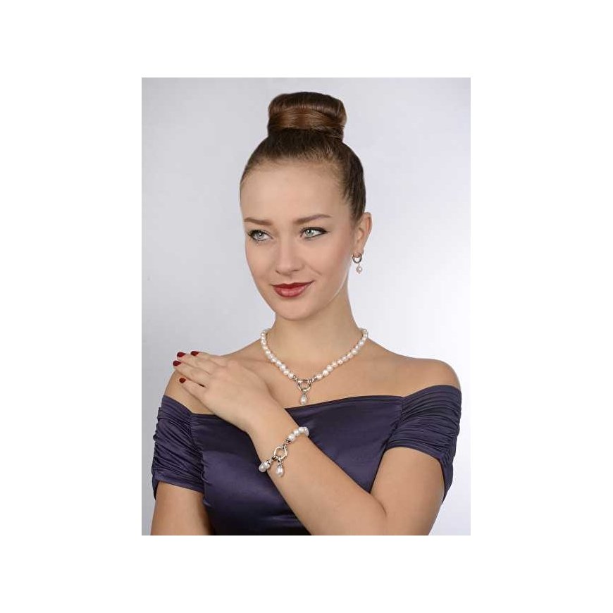 Jwl Luxury Pearls Necklace made of real white pearls JL0559 – 2