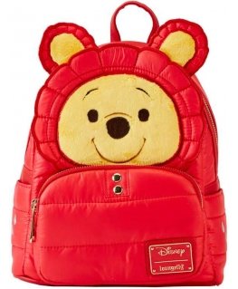 Loungefly Disney Winnie the Pooh Rainy Day Puffer Jacket backpack 26cm