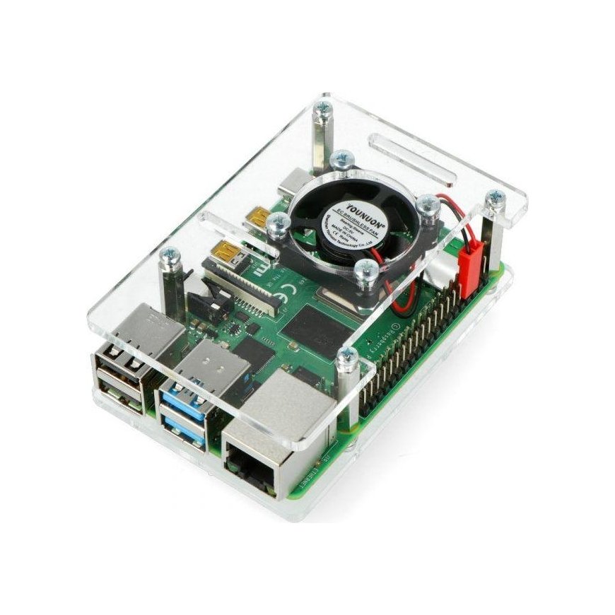 Gravlaser Raspberry Pi 4B/3B+/3B/2B case, openable