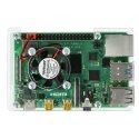 Gravlaser Raspberry Pi 4B/3B+/3B/2B dėklas, atidaromas, su ventiliatoriumi - skaidrus Gravlaser Raspberry Pi 4B/3B+/3B/2B dėklas, atidaromas, su ventiliatoriumi - skaidrus