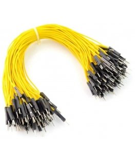 Oem Liitäntäjohdot pin-pin 20cm keltainen - 100 kpl