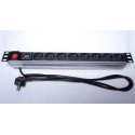 Power cable PremiumCord PremiumCord Panel power source from 1U to 19" rack, 8x230V, surge protection, 2m cable, switch Power cable PremiumCord PremiumCord Panel power source from 1U to 19" rack, 8x230V, surge protection, 2m cable, switch