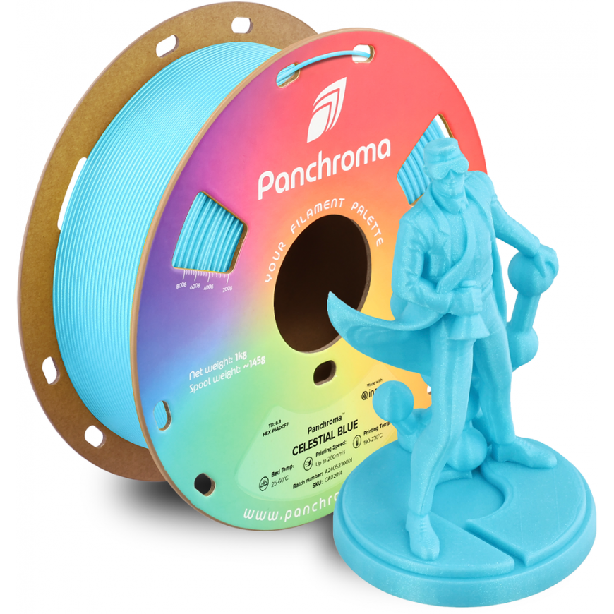 Polymaker Panchroma™ PLA Celestial 1.75 mm 1kg - Celestial Blue