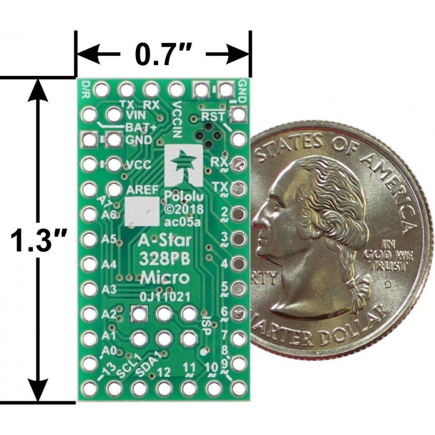 A-Star 328PB Micro - 5V / 20MHz - ATmega328 - Pololu 3161 – 3