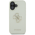 Guess Grained Big 4G Logo Small Classic Logo Apple iPhone 16 case green