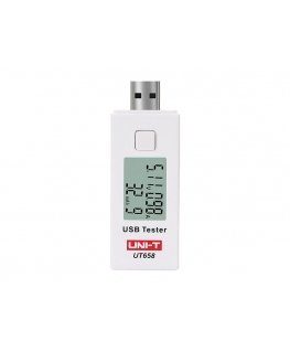 Puhalla UT658 UNI-T USB-liittimen testeri