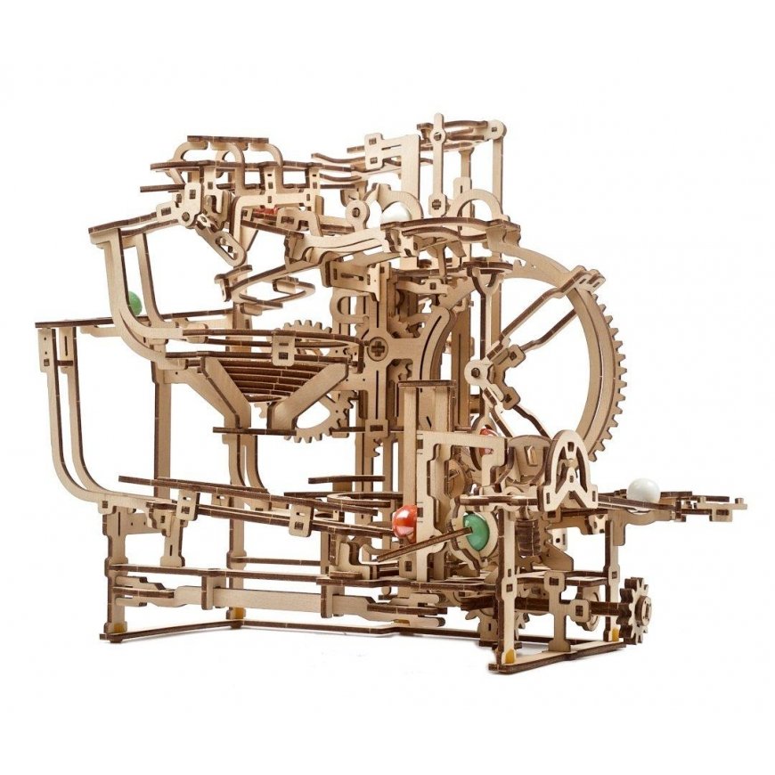 Marble Run – Step Lift – Mechanical Folding Model – Plywood – 355 Elements – Ugearsmodels – 2