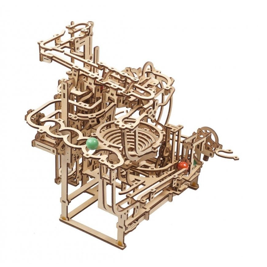 Marble Run – Step Lift – Mechanical Folding Model – Plywood – 355 Elements – Ugearsmodels – 4