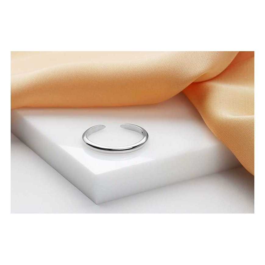Brilio Silver Brilio Silver Minimalist silver open ring RI084Y