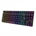 Niceboy ORYX K300X tastatūra Speļu USB QWERTZ Melns Niceboy ORYX K300X tastatūra Speļu USB QWERTZ Melns