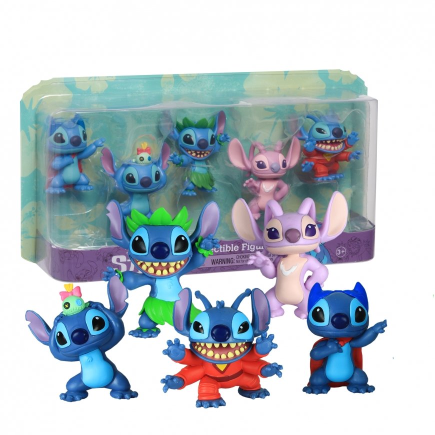 Just Play Stitch Collectible Figure Set 5-pack