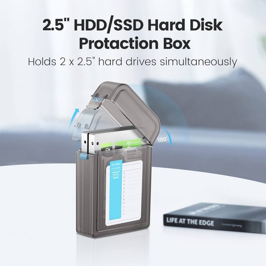 Orico PPH-25 protective case 2.5" disk box - semi-transparent, g – 2