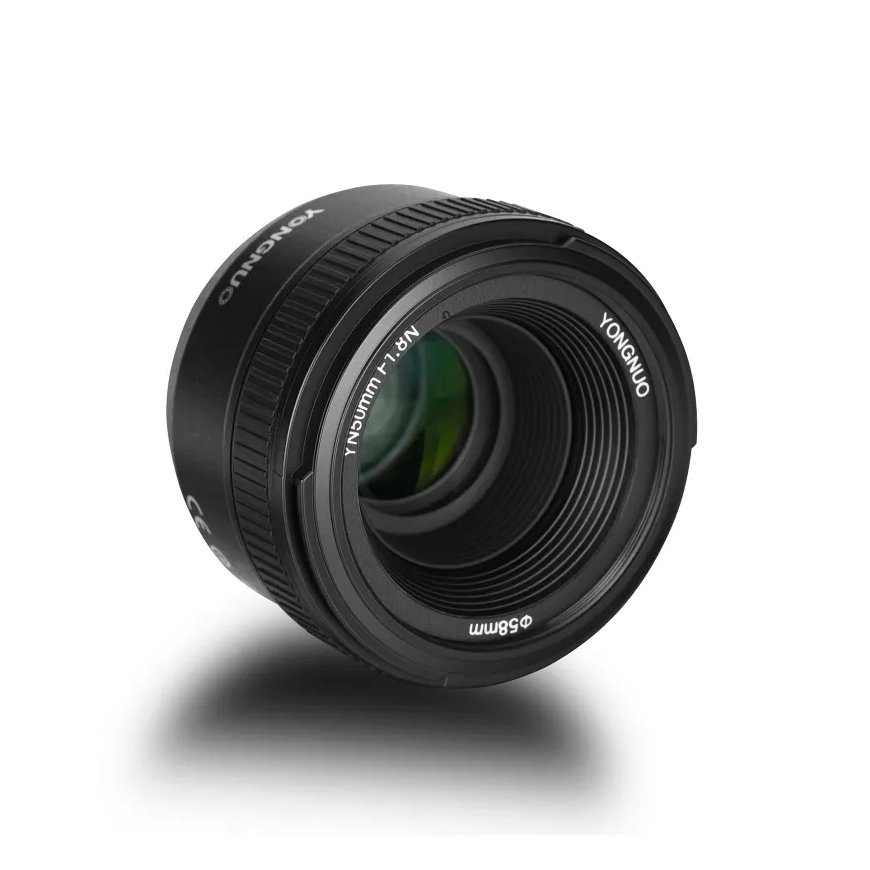 Yongnuo YN-50mm F1.8 Fiksēta fokusa lēcas Melns – 2