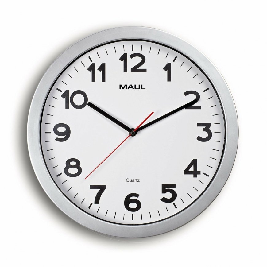 MAUL 9053695 wall/table clock Quartz clock Круглый Серебристый