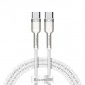 Baseus CATJK-C02 mobiliojo telefono laidas Balta 1 m USB C