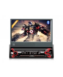 Audiocore AC9100 radijo imtuvas Automobilis Skaitmeninis Juoda, Raudona