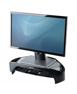 Fellowes 8020801 monitora stiprinājums un statīvs 53,3 cm (21") Galds Melns