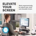 Fellowes 8020801 monitora stiprinājums un statīvs 53,3 cm (21") Galds Melns