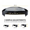 Fellowes 8020801 monitori kinnitus ja alus 53,3 cm (21") Laud Must