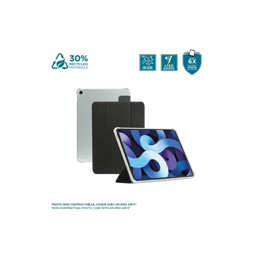 Mobilis 060017 taulutietokoneen suojakotelo 27,9 cm (11") Folio-kotelo musta, Läpinäkyvä – 3