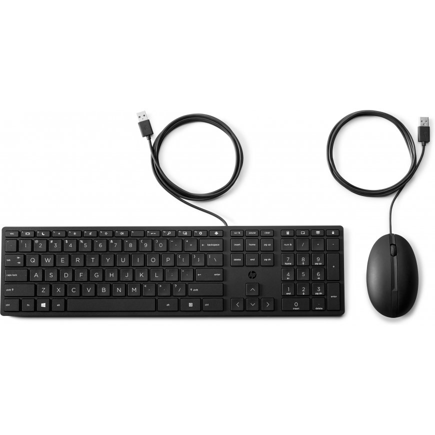 HP Проводные клавиатура и мышь для 320MK