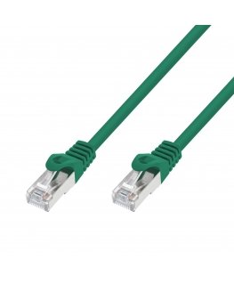 EXTRALINK LAN PATCHCORD CAT.7 S/FTP 3M 20G SHIELDED FOILED TWISTED PAIR BARE COPPER GREEN