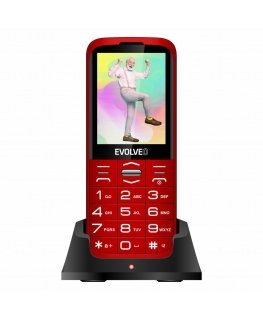 Evolveo EasyPhone 8595683203548 мобильный телефон 7,11 cm (2.8") 113 g Красный Телефон для пожилых людей